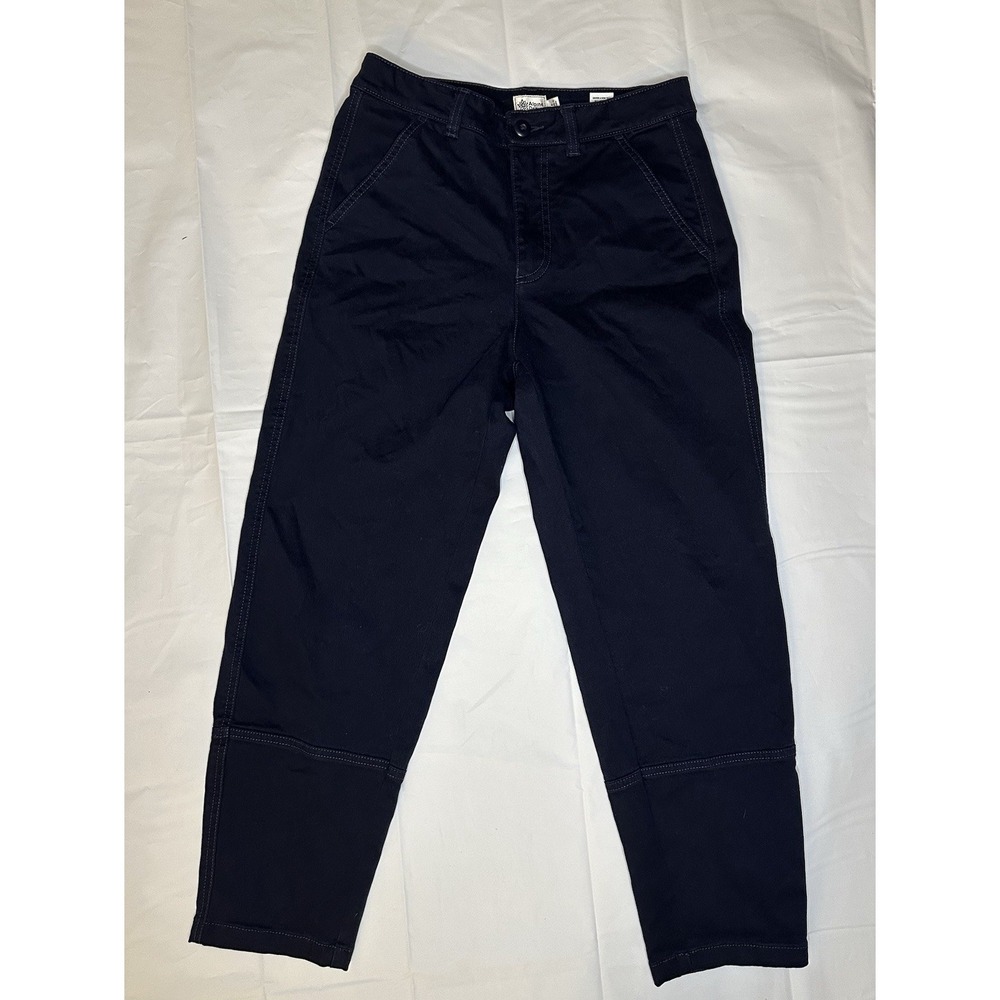 Alpine Design Women's Barrel Pant Navy High Rise Relaxed Fit  Hiking Size 4 Soft